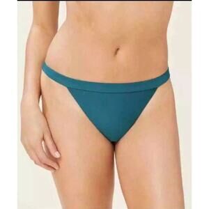 New Andie Swim Azur Blue Caicos Bikini Swimsuit Bottom Women's Large 1622-15